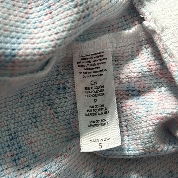 Before & After Boho Casual Lightweight Women’s Size S Multicolored Waffle Top - Picture 13 of 13